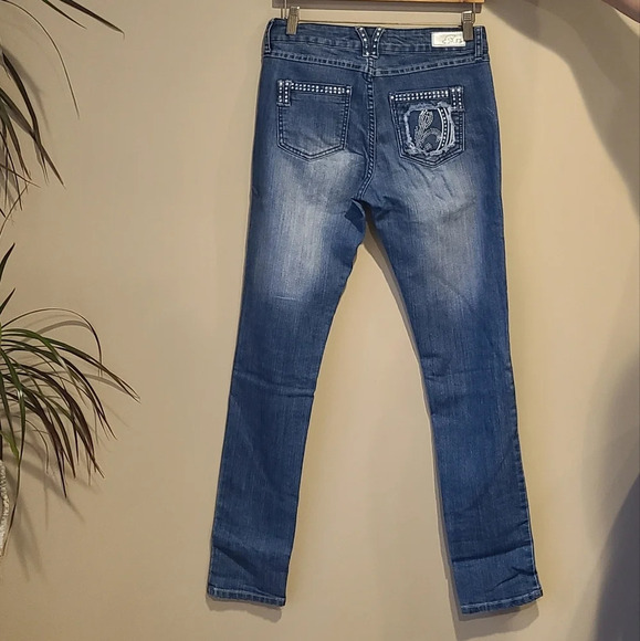 Paco Jeans Juniors Sz.7 Emblished Pockets - Picture 3 of 16